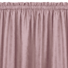 HOMEDE Sötétítő függöny MILANA szín rózsaszín stílus klasszikus bújtató 5 cm, 3 cm-es takaró redővel zsenília 560x245 HOMEDE