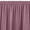 HOMEDE Sötétítő függöny MILANA szín világoslila stílus klasszikus bújtató 5 cm, 3 cm-es takaró redővel zsenília 560x175 HOMEDE
