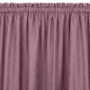 HOMEDE Sötétítő függöny MILANA szín világoslila stílus klasszikus bújtató 5 cm, 3 cm-es takaró redővel zsenília 560x270 HOMEDE
