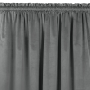 HOMEDE Sötétítő függöny VILA szín grafitszürke stílus klasszikus bújtató 5 cm, 3 cm-es takaró redővel bársony 200x270 HOMEDE