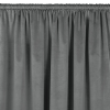 HOMEDE Sötétítő függöny VILA szín grafitszürke stílus klasszikus bújtató 5 cm bársony 135x270 HOMEDE