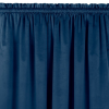 HOMEDE Sötétítő függöny VILA szín indigókék stílus klasszikus bújtató 5 cm, 3 cm-es takaró redővel bársony 135x300 HOMEDE
