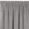 HOMEDE Sötétítő függöny VILA szín szürke stílus klasszikus bújtató 5 cm, 3 cm-es takaró redővel bársony 200x225 HOMEDE