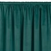 HOMEDE Sötétítő függöny VILA szín tengerzöld stílus klasszikus bújtató 5 cm bársony 265x175 HOMEDE