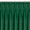 HOMEDE Sötétítő függöny VILA szín üvegzöld stílus klasszikus flex 9,5 cm kettős átfedéssel bársony 530x175 HOMEDE