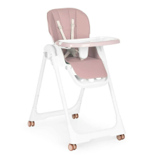 Homelux Etetőszék állítható magasság eco-bőr pántok dupla tálca rózsaszín etetőszék