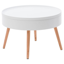 Homelux Kerek dohányzóasztal tárolóval 60 cm bútor