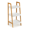 Homelux Könyvespolc bambusz kerettel 34,5x31x71 cm
