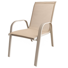 HOMEPRO Autronic Kerti szék Caroa, bézs fém kerti bútor