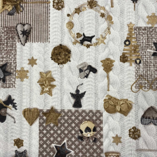 HomeTextiles COZY, karácsonyi lakástextil, dekorvászon karácsonyi textilia