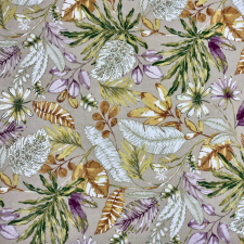 HomeTextiles FESTETT LEVELEK, művészi mintás loneta dekorvászon méteráru