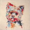 HomeTextiles WESTIE, jacquard párna panel