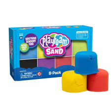 Homokgyurma - Playfoam Sand 8 színű gyurmával kreatív és készségfejlesztő