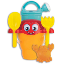 Homokozó készlet vödörrel - rák, 17 cm-es homokozójáték