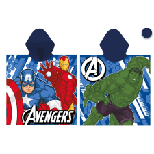 Homyl Bosszúállók gyorsan száradó poncsó - 55x110 cm babatörülköző, kifogó