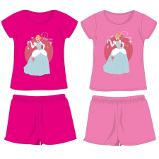 Homyl Disney Hercegnők pamut nyári együttes - póló-rövidnadrág szett - pink - 98 gyerek ruha szett