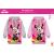 Homyl Disney Minnie egér kapucnis pulóver kislányoknak - világosrózsaszín - 104
