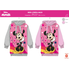 Homyl Disney Minnie egér kapucnis pulóver kislányoknak - világosrózsaszín - 128 gyerek póló