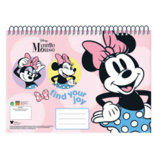 Homyl Disney Minnie Joy A/4 spirál vázlatfüzet 30 lapos füzet