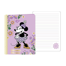 Homyl Disney Minnie Purple spirál notesz, füzet A5 füzet