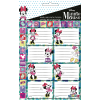 Homyl Disney Minnie Smiles füzetcímke matricával 16 db-os