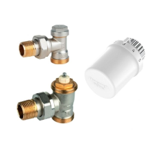 HONEYWELL G3/4˝-KM termosztatikus radiátorszelep SZETT - sarok (T3019+V2026+V2427) hűtés, fűtés szerelvény