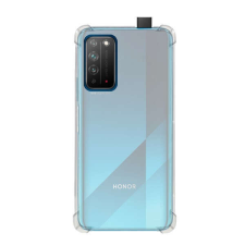Honor Szilikon telefonvédő (közepesen ütésálló, légpárnás sarok) ÁTLÁTSZÓ Honor X10 5G tok és táska