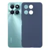  Honor X6a szilikon tok, hátlaptok, telefon tok, velúr belsővel, matt, sötétkék, Silicon