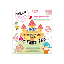 HOPAX Stick&#039;n: Átrajzoló kreatív füzet - Az én tündérmesém kreatív és készségfejlesztő