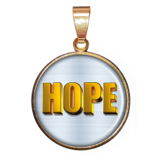 HOPE (Remény) – medál lánccal vagy kulcstartóval medál