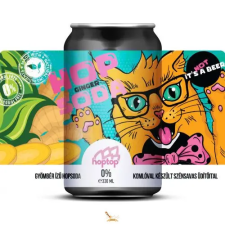  HopTop - HOPSODA GYÖMBÉR 0% - komlóval készült szénsavas üdítőital (0,33L) (0%) sör