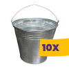  Horganyzott cin vödör 12L (Karton - 10 db)