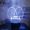  Horgász 3D led lámpa