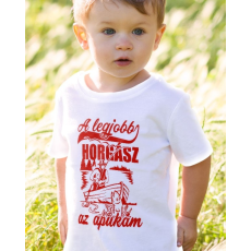  Horgász gyerek póló - A legjobb horgász az apukám -