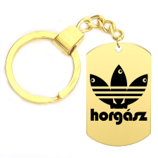 Horgász logó kulcstartó, választható több színben kulcstartó