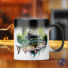  Horgászat bögre (Hőre változó) ajándéktárgy