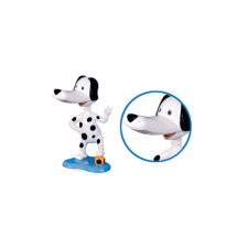 HorozElectric ASZTALI LÁMPA, KUTYA FIGURA HL 046 FEHÉR FEKETE PÖTTYÖS világítás