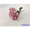  Hortenzia 5 ágú selyem csokor 26 cm - Mályvás
