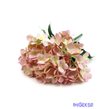  Hortenzia műcsokor 44cm - Púder dekorációs kellék