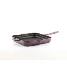Hósse zománcozott öntöttvas grill serpenyő 28cmx28cm, levendula (HOS-KIEG-030) edény