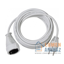 Hosszabbító kábel 2m fehér 3G1,5 hosszabbító, elosztó
