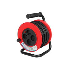 Hosszabbítókábel + dob - 25m, 3x1 mm², IP20 hosszabbító, elosztó