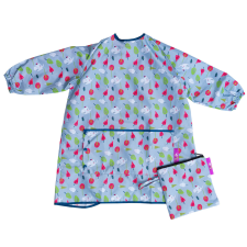  Hosszú előke zsebbel - Színes fák előke