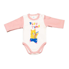 Hosszú ujjú baba body Cicás mintával kombidressz, body