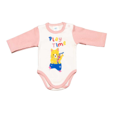  Hosszú ujjú baba body Cicás mintával kombidressz, body