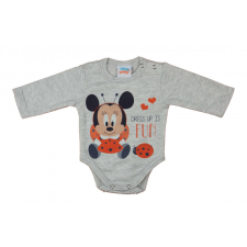 Hosszú ujjú baba body Minnie egér mintával kombidressz, body