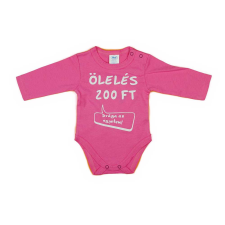  Hosszú ujjú baba body "Ölelés 200 Ft" felirattal kombidressz, body