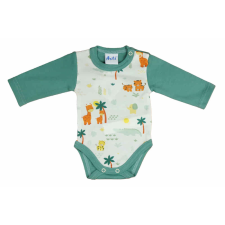  Hosszú ujjú baba body Szafaris mintával kombidressz, body
