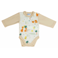 Hosszú ujjú baba body Szafaris mintával kombidressz, body