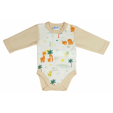  Hosszú ujjú baba body Szafaris mintával kombidressz, body